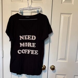 Signorelli Black 'Need More Coffee' Tee